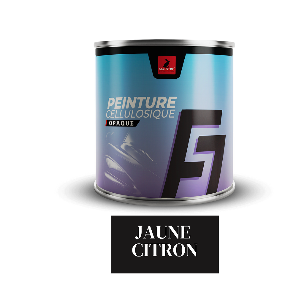PEINTURE CELLULOSIQUE F7 EXPRESS 1Kg JAUNE CITRON 