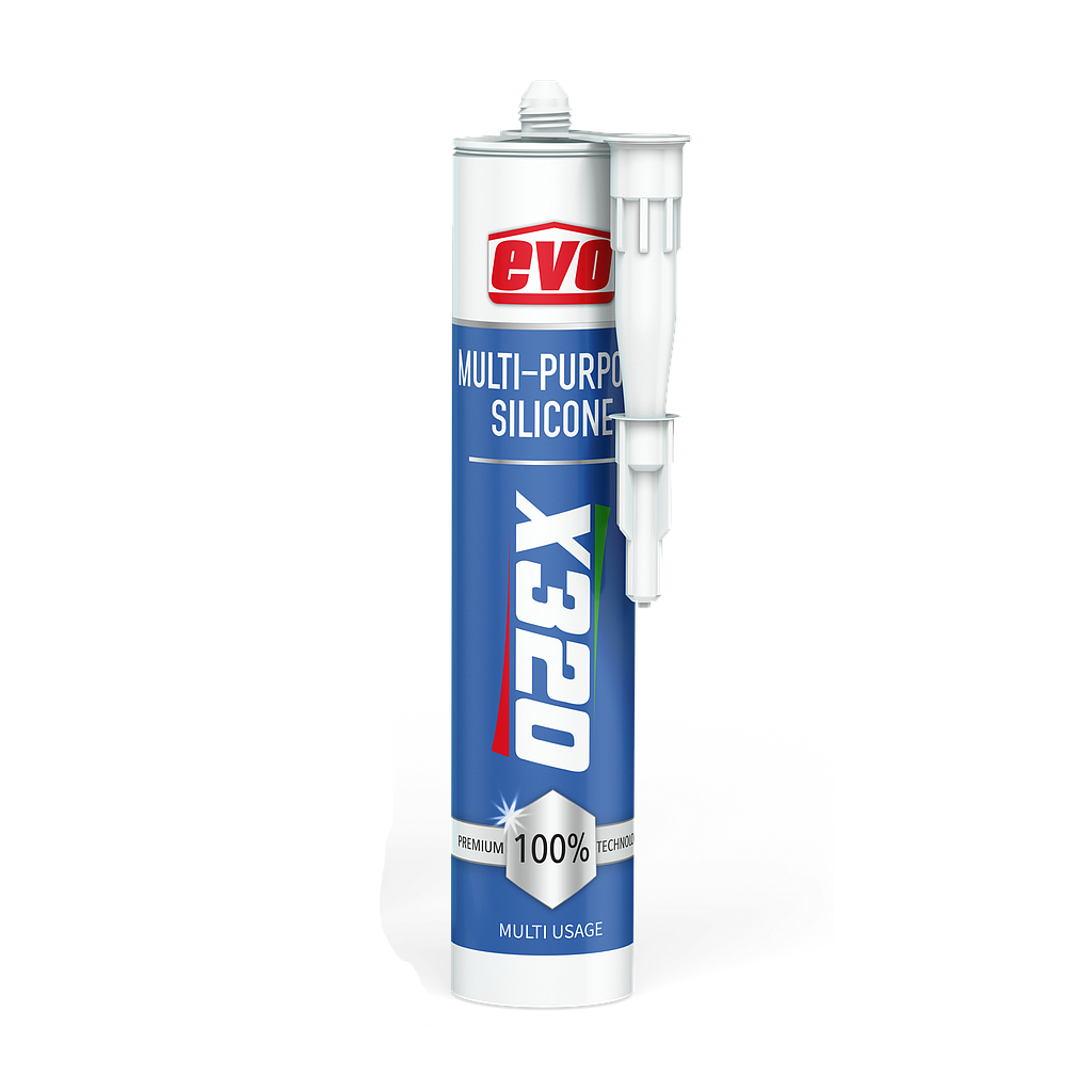 SILICONE EVO X320 280G BLANC